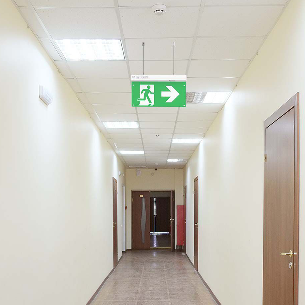 V-TAC VT-995 4-in-1 Emergency Exit Light with Self-Test Button – RF Control – 6000K
