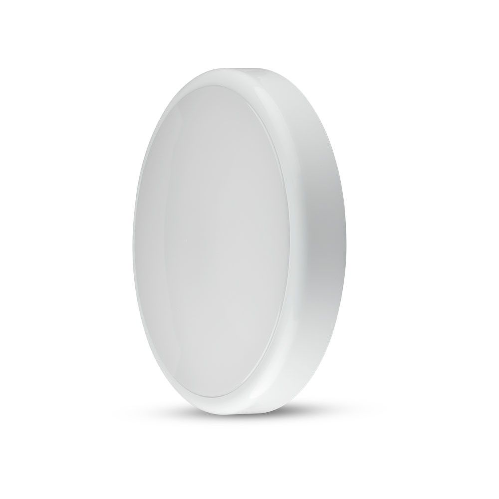V-TAC VT-24 LED IP65 Slim Line LED Bulkhead Large Base Light 20W CCT 3 IN 1 with Samsung Chip, Sensor & Emergency Options