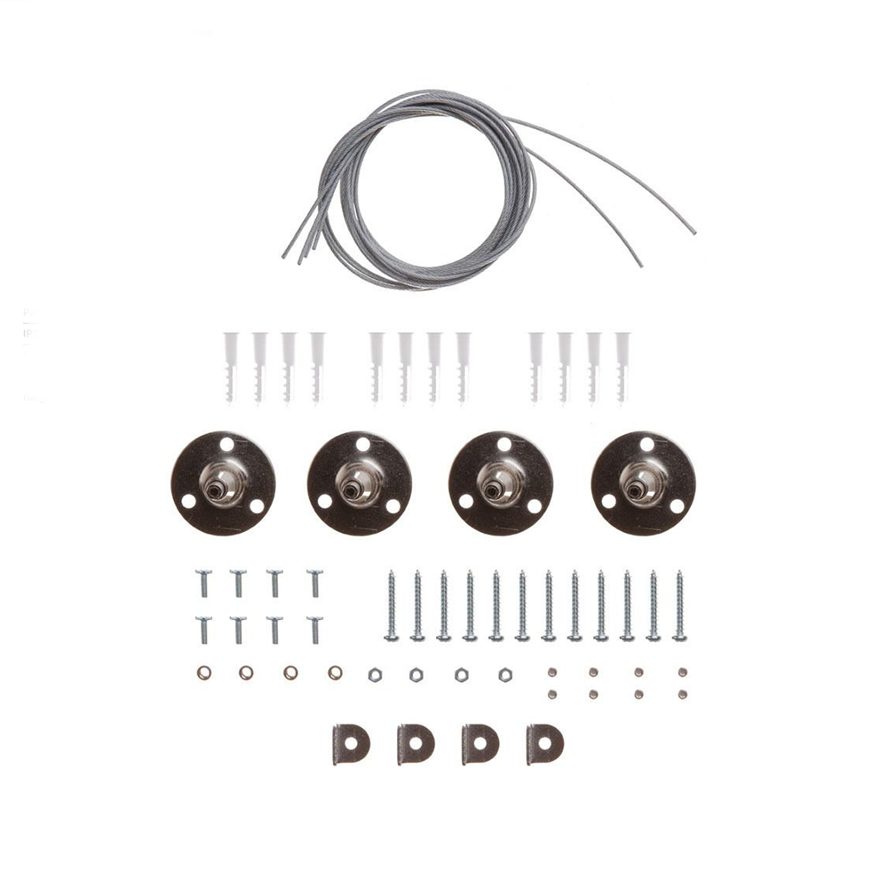 V-TAC Suspended Mounting Kit for  600x600,  1200x600 &  300x600 LED Panels - Aluminum
