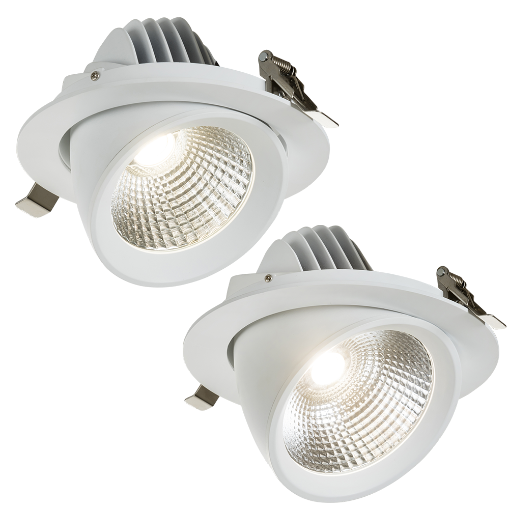 Knightbridges SARA LED Downlight Recessed Tri-Wattage & CCT Scoop Light