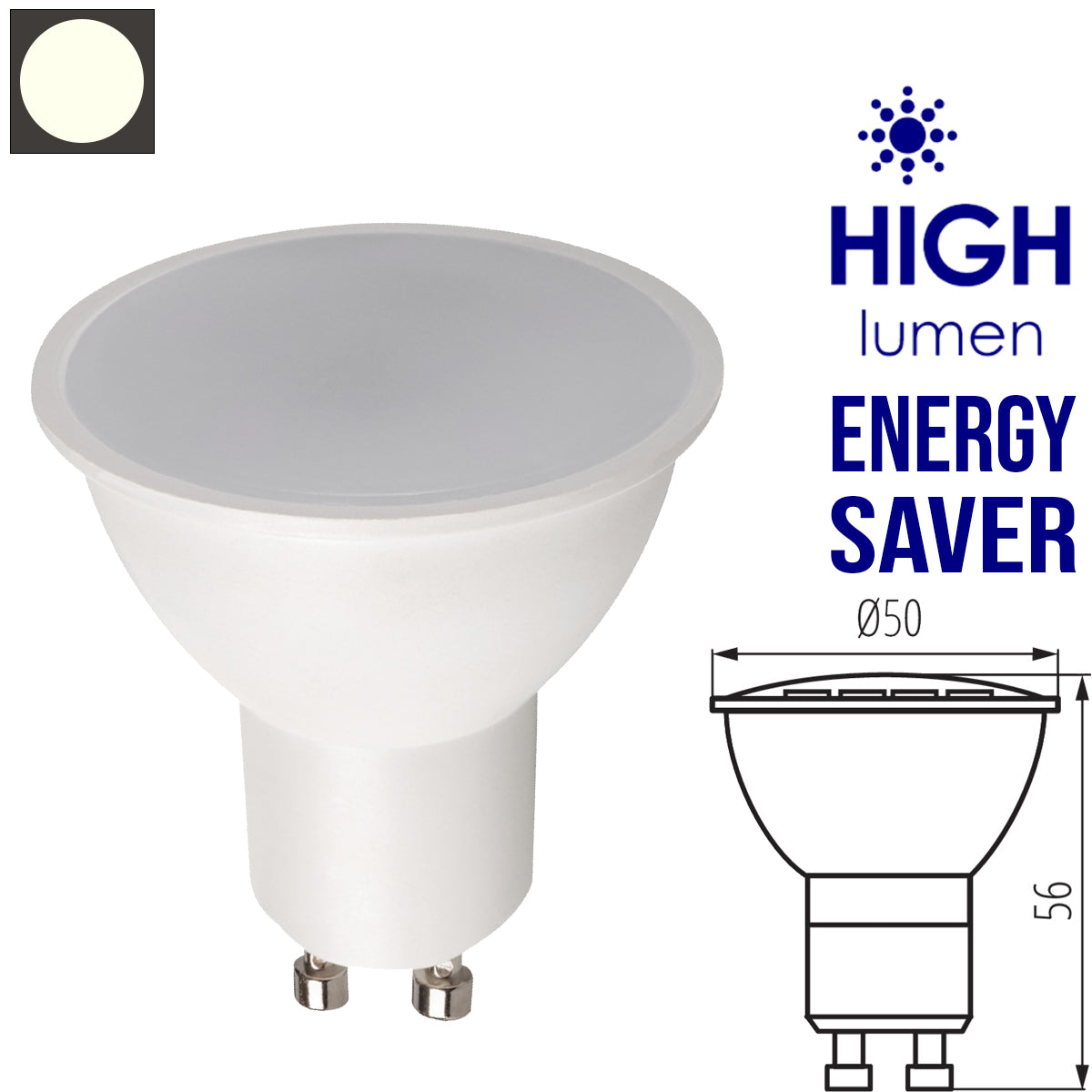 Kanlux GU10 LED Light Bulb Warm Cool Neutral White Spotlight Downlight Track Light Bulbs