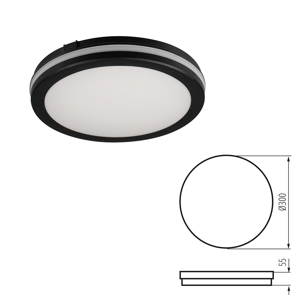 Kanlux BENO ECO LED Ceiling Light - IP65 Waterproof Outdoor Ceiling & Wall Mounted - Adjustable CCT