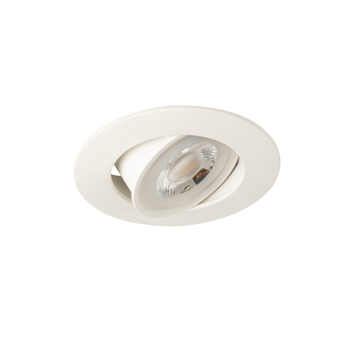 Kanlux FIZU IP44 5W LED Adjustable Tilt Angle Ceiling Recessed Downlight - Ideal for Living Room, Bathroom & Kitchen