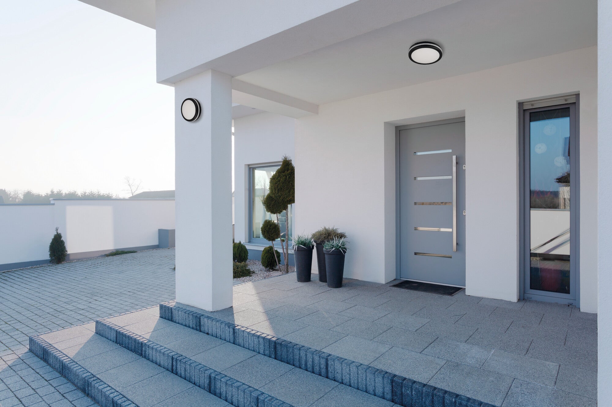 Kanlux BENO ECO LED Ceiling Light - IP65 Waterproof Outdoor Ceiling & Wall Mounted - Adjustable CCT