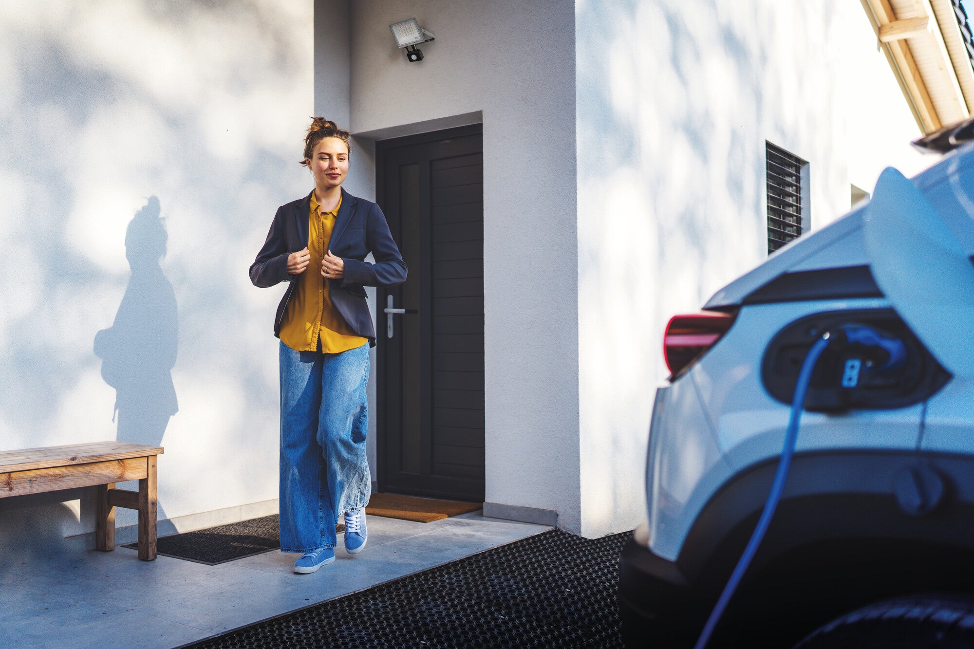 Kanlux ACETE LED Outdoor Floodlight CCT IP65 with/without Sensor - Multi Wattage & Colour Options