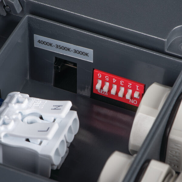 Kanlux BENO Super Bright LED Bulkhead Light - IP65 Outdoor Ceiling & Wall Mounted - Multi Wattage Available with or without Motion Sensor