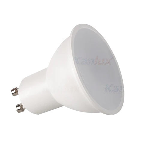 Fire Rated GU10 LED Downlight with Polished Chrome Mains Voltage Twist Lock Fixed Spotlight
