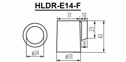 E14 Ceramic Porcelain Small Edison Screw Cap Base Socket Light Bulb Holder