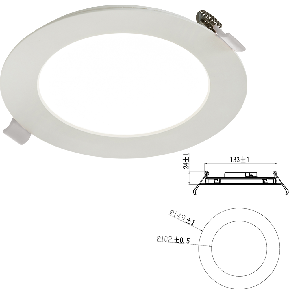 Knightsbridge KARA LED Recessed Panel - Cool White 4000K