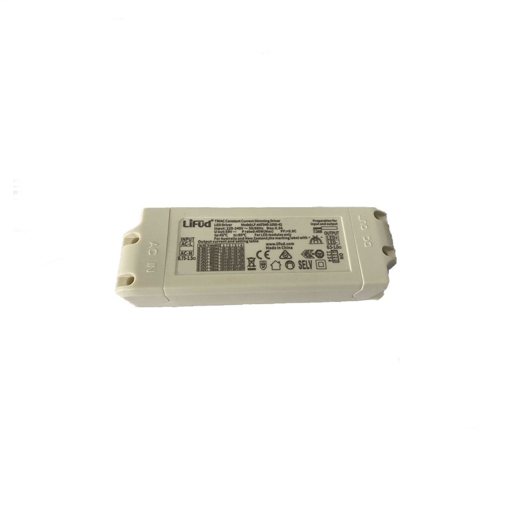 V-TAC - 40W TRIAC Dimmable LED Driver - AC 220-240V Input - DC 9-38V Output for LED Panels - Digital Dimmer