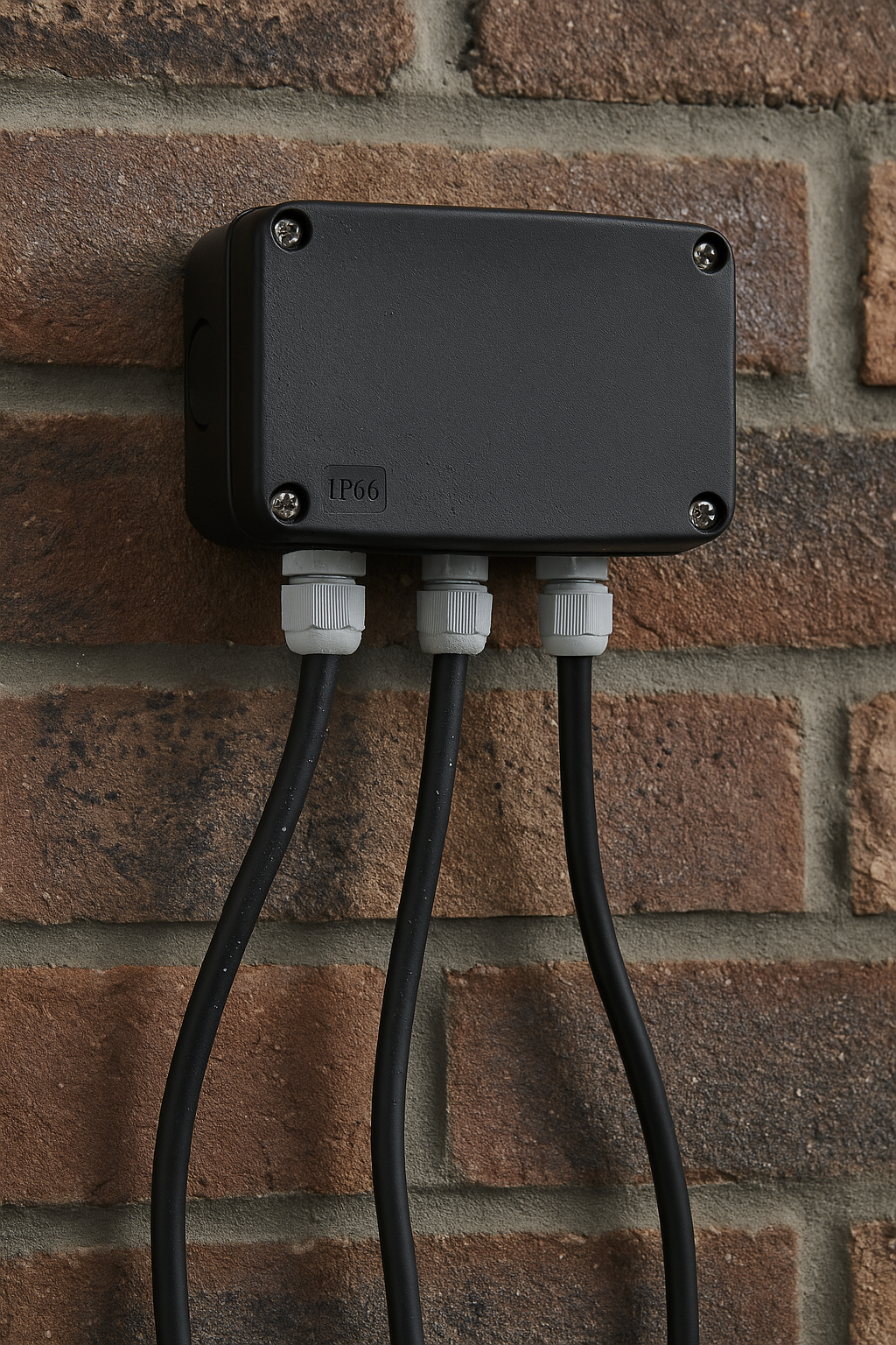 IP66 Outdoor Electrical Enclosure – Black Polycarbonate Junction Box (Small, Medium, Large, X-Large) | IK06 | Class II | 2-Year Warranty