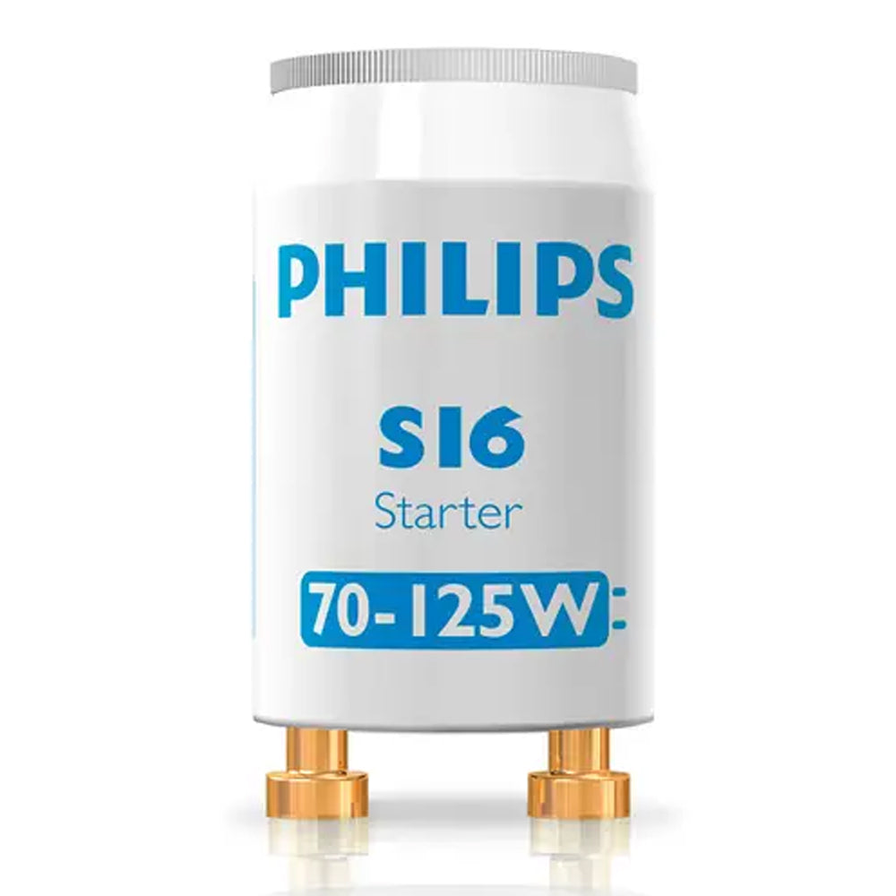 Philips S16 70W - 125W T8 Fluorescent Tube Light Starter Switch - Quick and Reliable