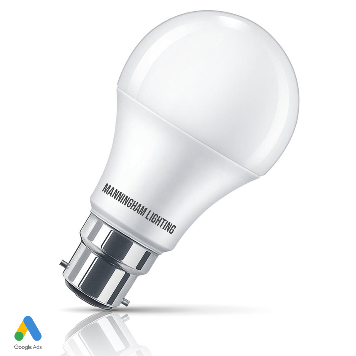 Manningham B22 GLS A60 LED Light Bayonet Cap Bulb BC 7W-20W