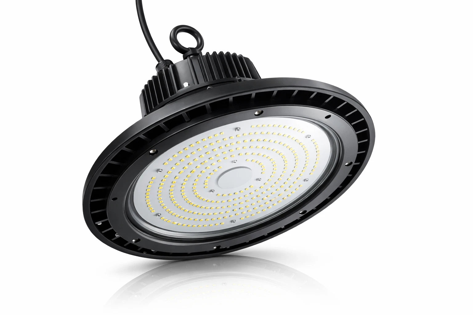 LumiLife LED 150W LED UFO High Bay Light IP65 IK08 80/120/150W Adjustable 5700K Warehouse Light Bright Lumen