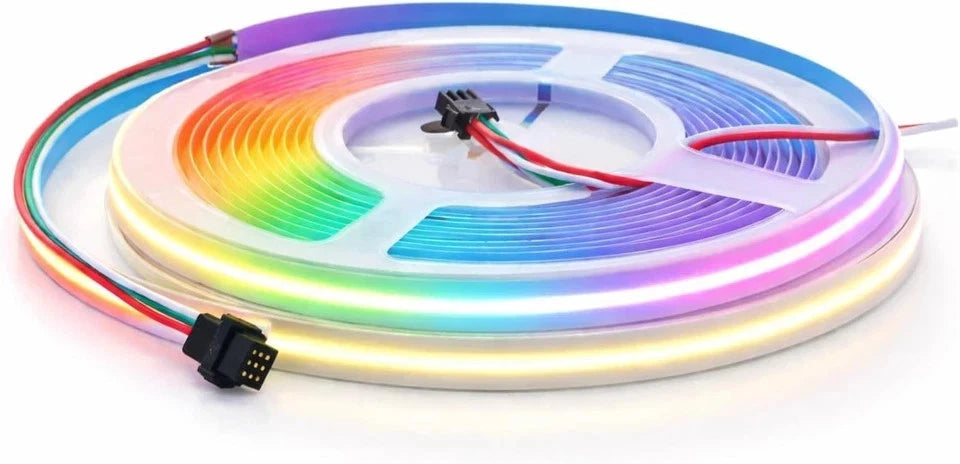 5M RGBIC COB LED Strip Light Kit 24V Smart App Control Colour Chasing Pixel Tape 420 LEDs/m for Gaming Bedroom TV Backlight Home Decor