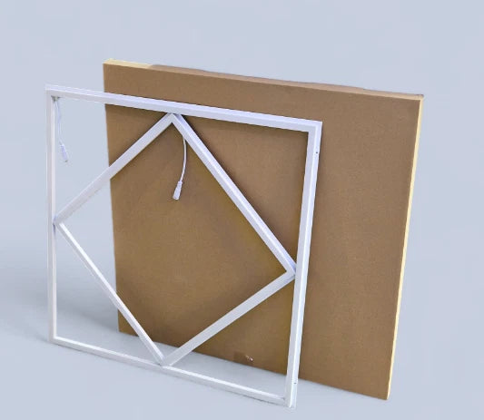 600x600 LED Panel Light Blue Diamond Design 80W Cool White Ceiling Tile Suspend