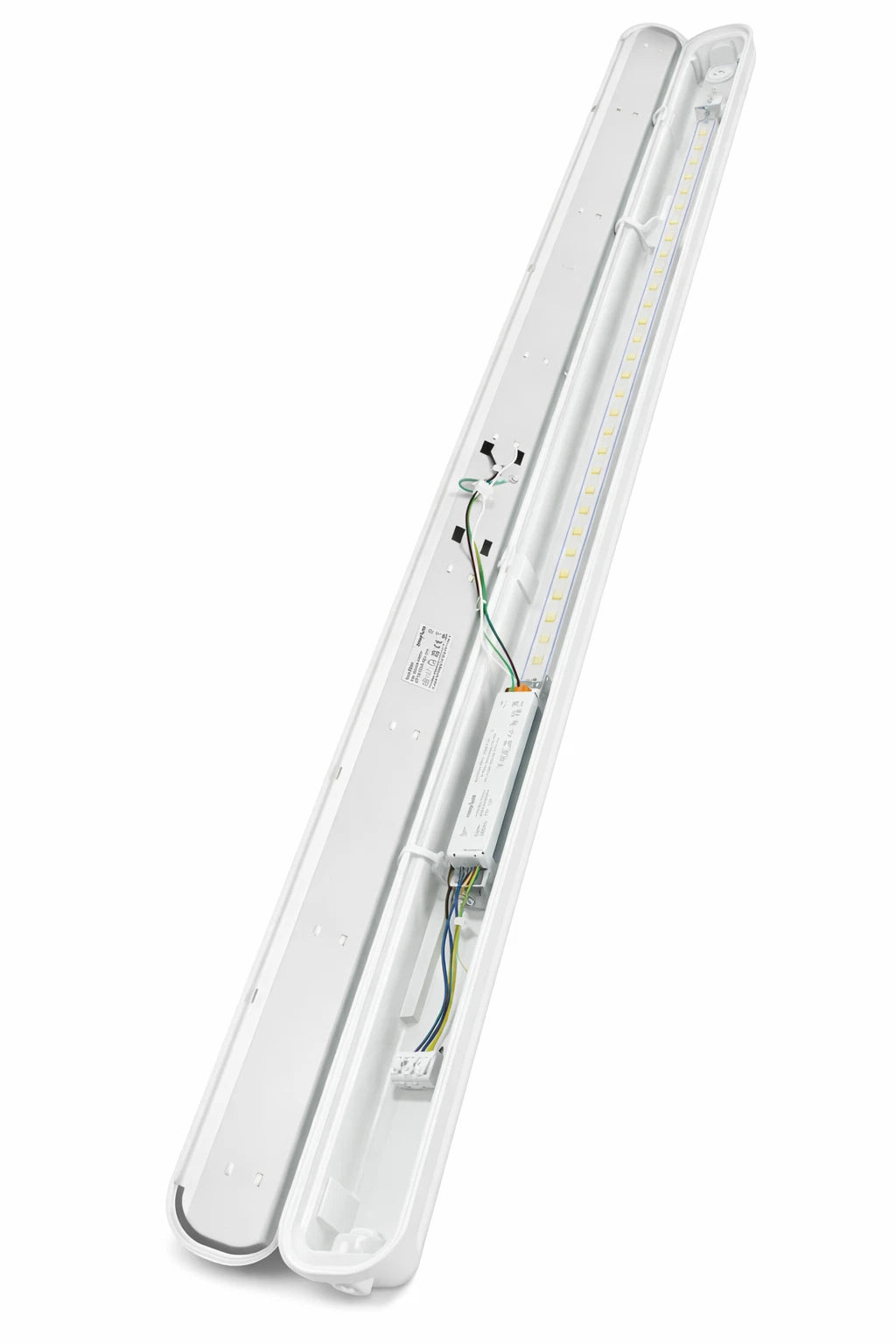 LumiLife 5ft LED Batten Light 48W 6500K IP65 Waterproof Non Corrosive Tube 5800lm