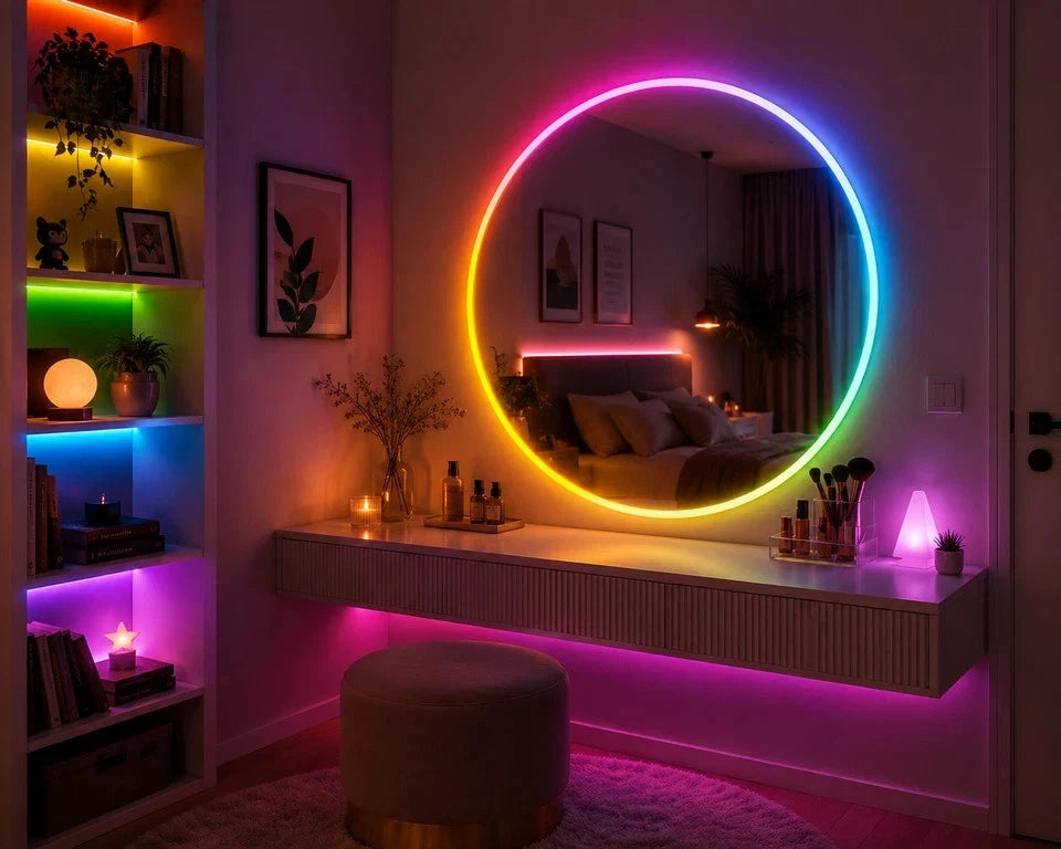 5M RGBIC COB LED Strip Light Kit 24V Smart App Control Colour Chasing Pixel Tape 420 LEDs/m for Gaming Bedroom TV Backlight Home Decor