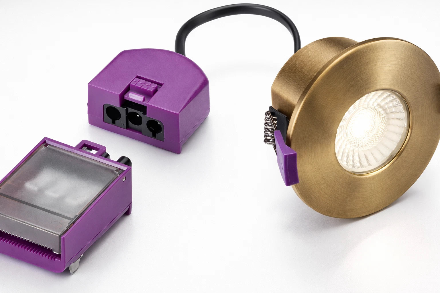 Knightsbridge SpektroLED Evo Fire Rated IP65 Downlight 5W/7W 4CCT 2700–6000K for Bathrooms & Living Areas