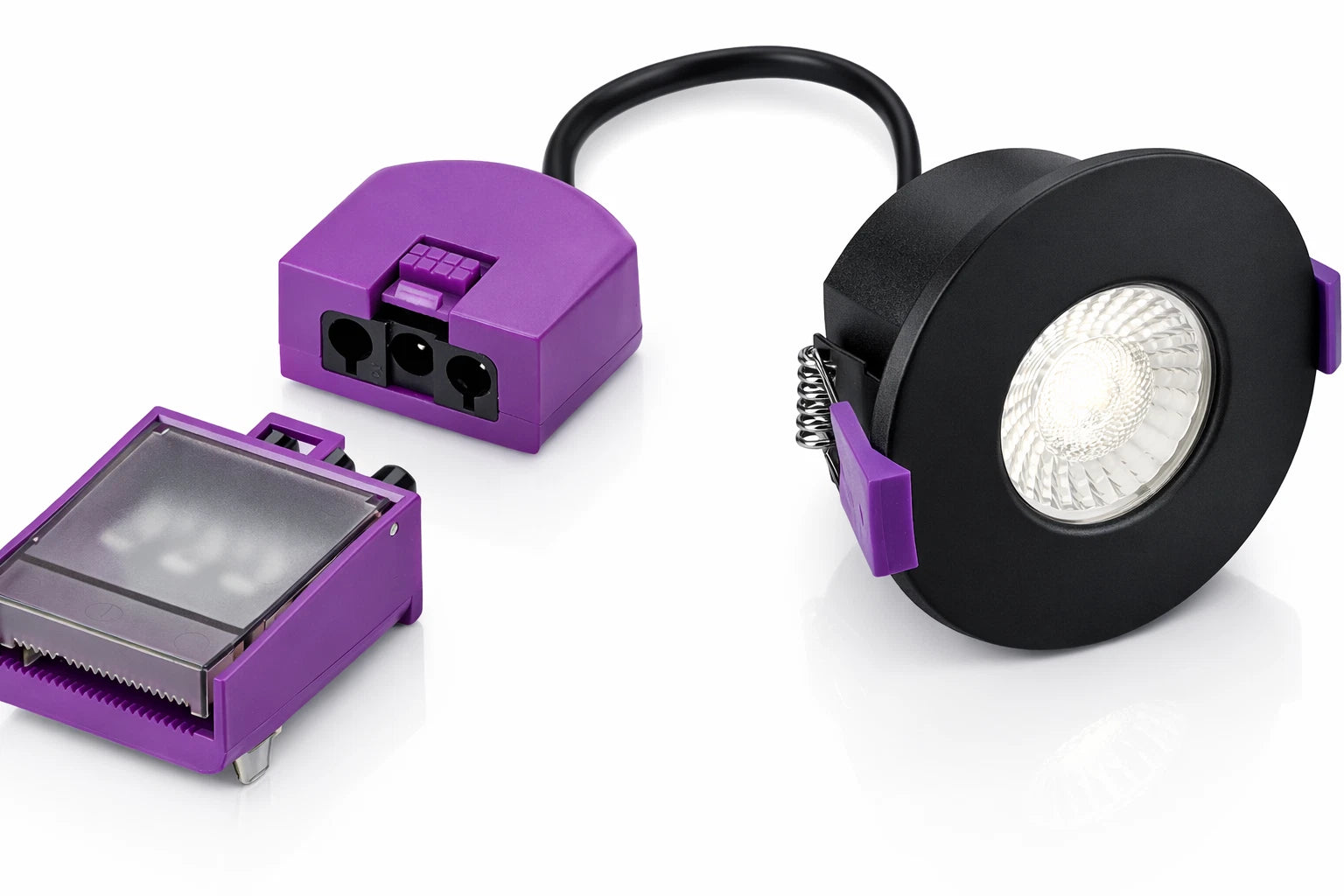 Knightsbridge SpektroLED Evo Fire Rated IP65 Downlight 5W/7W 4CCT 2700–6000K for Bathrooms & Living Areas