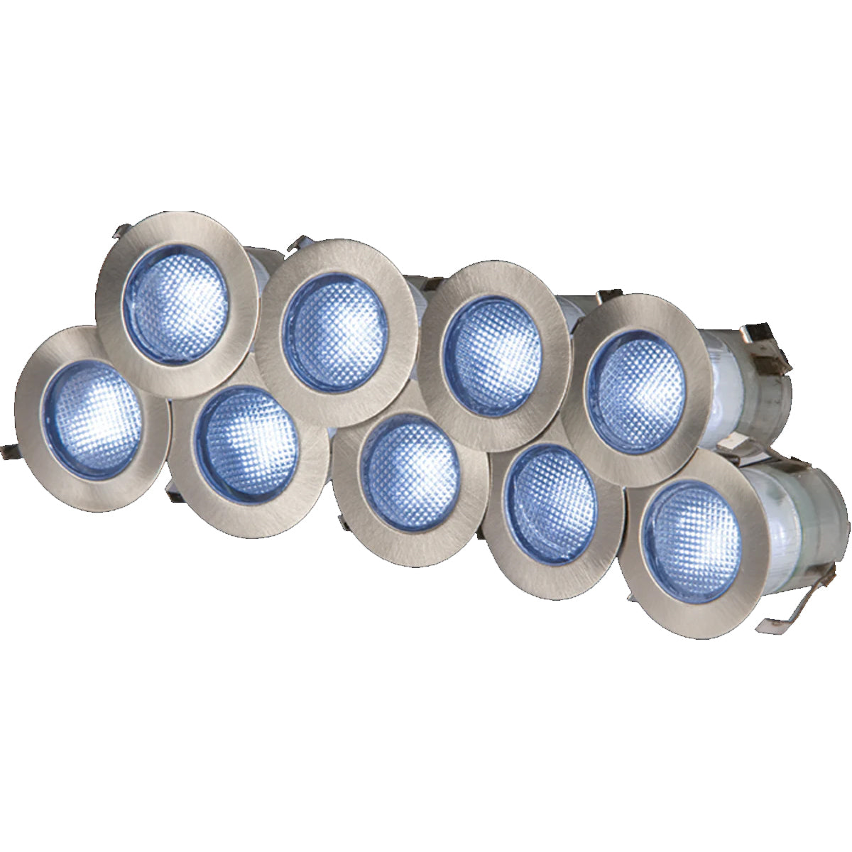 Knightsbridge IP65 230V 10x 0.2w LED Decking Lights Kit