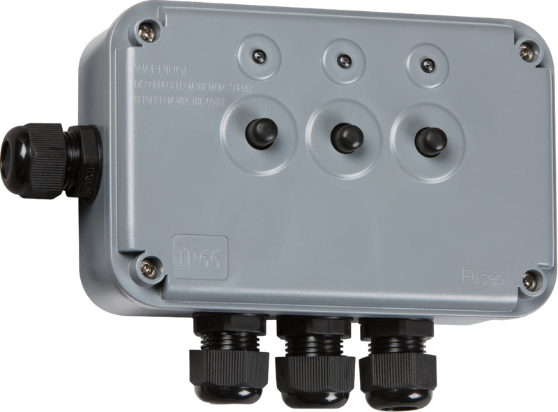 Knightsbridge IP66 13A 3G 5G Outdoor Waterproof Switch Box