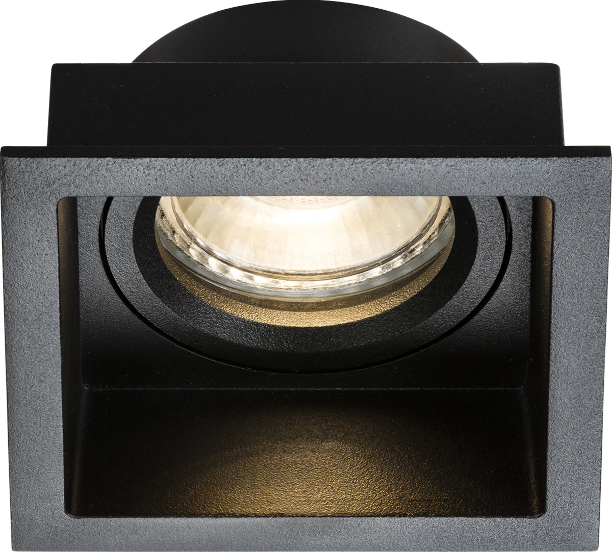 Knightsbridge Dipa Single Fixed Round Anti Glare GU10 Spot Down Light Fitting