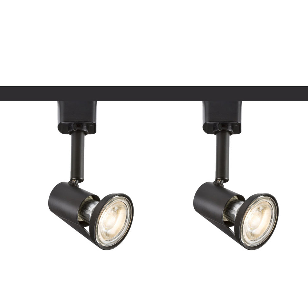 Knightsbridge 1M - 5M 230V GU10 Track Light Single Circuit Spotlight