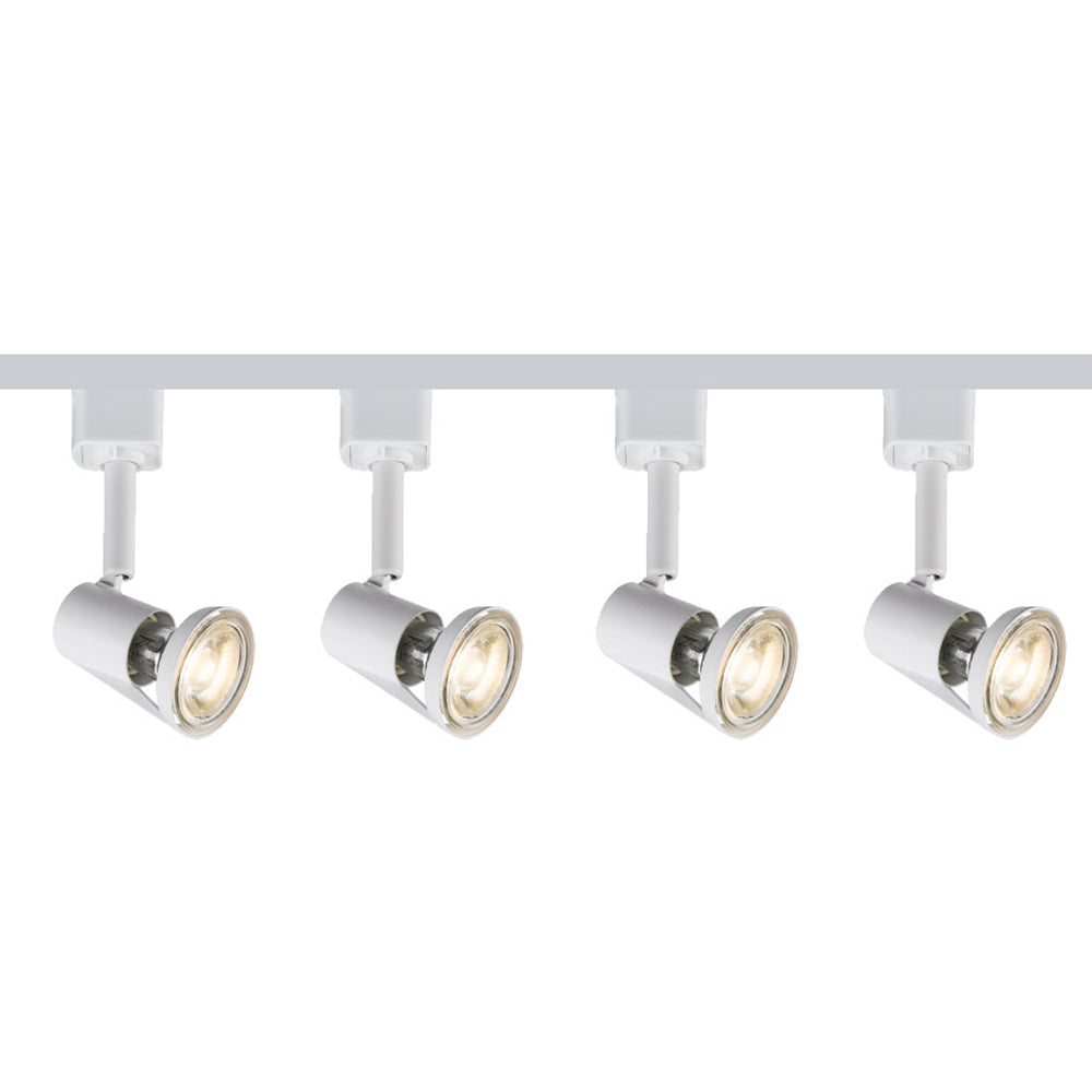 Knightsbridge 1M - 5M 230V GU10 Track Light Single Circuit Spotlight