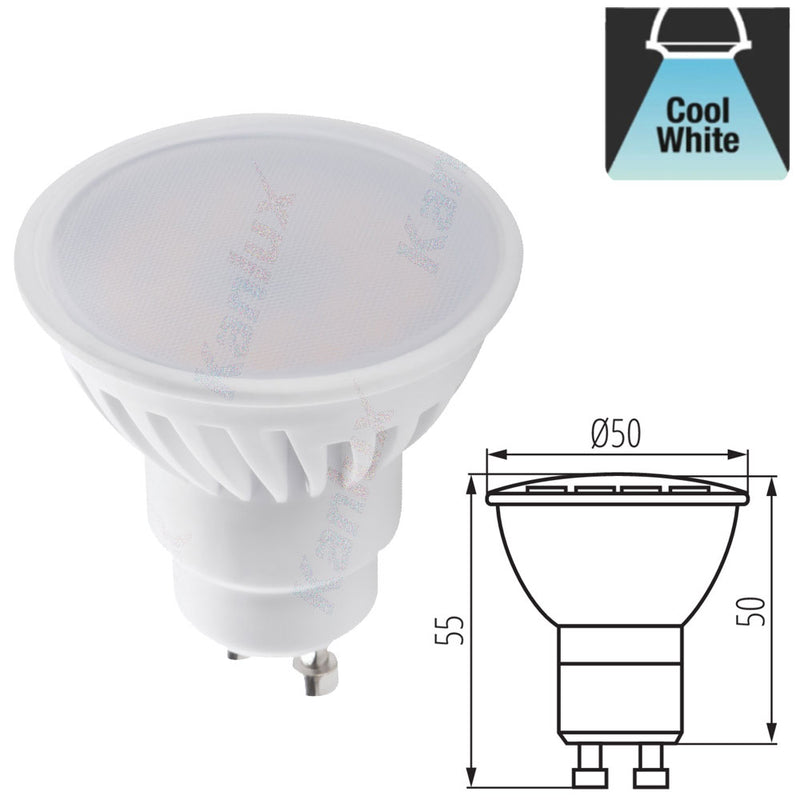 Kanlux 9W 900lm GU10 LED Ceramic Light Bulb Downlight Lamp Energy Saving