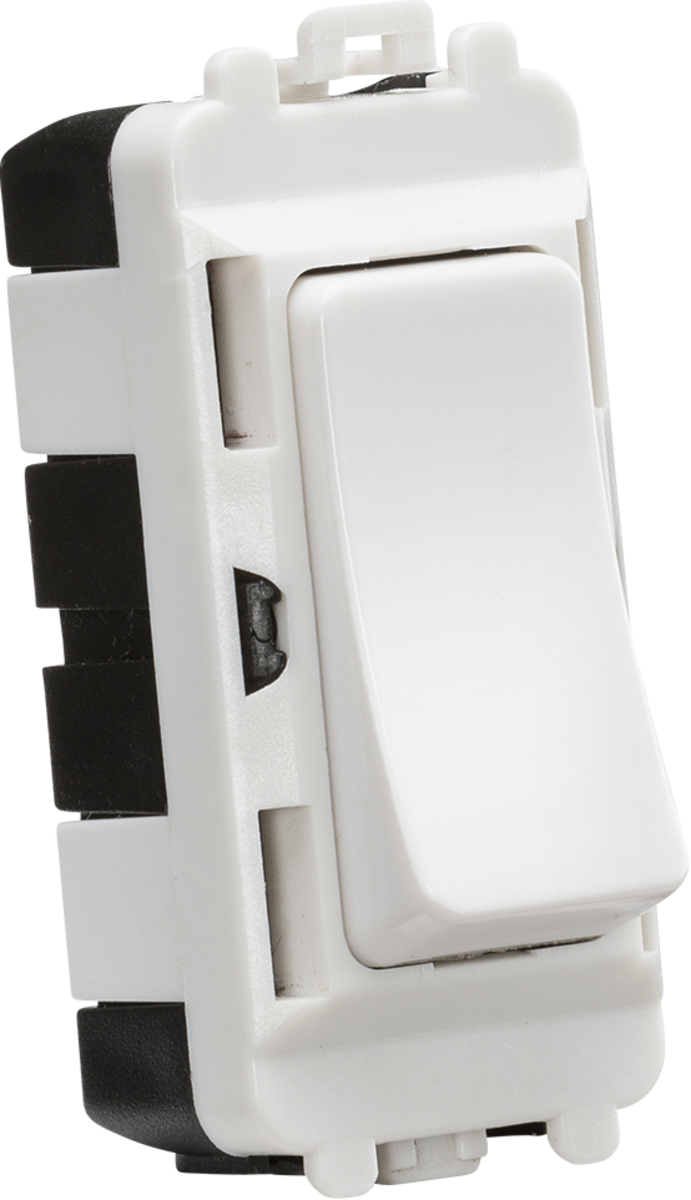 Knightsbridge 20A 2 Way Single Pole Grid Module Switches