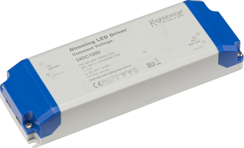 Knightsbridge IP20 24V DC Dimmable LED Driver Constant Voltage