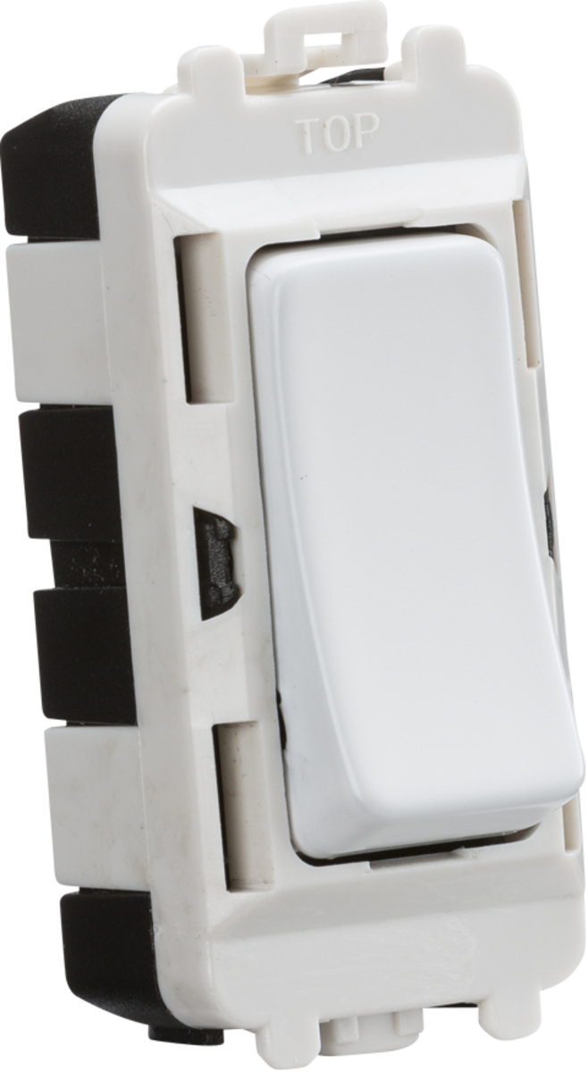 Knightsbridge 20A 2 Way Single Pole Grid Module Switches