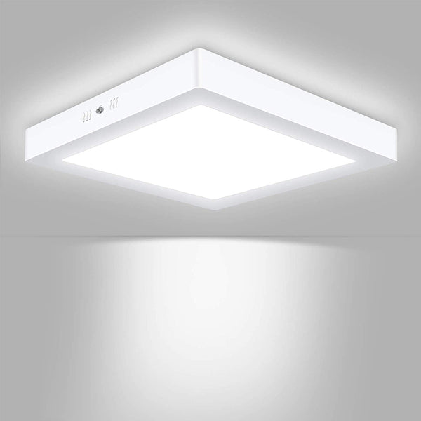 18W 24W LED Square Surface Ceiling Panel Light Living Room Kitchen Energy Saving