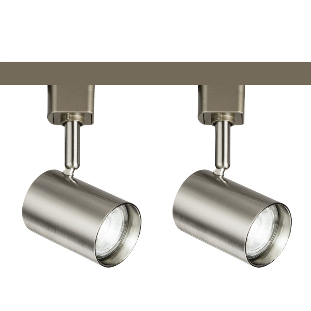 Knightsbridge 1M - 5M 230V GU10 Single Circuit Track Spotlight Fitting TRKSP8ABC