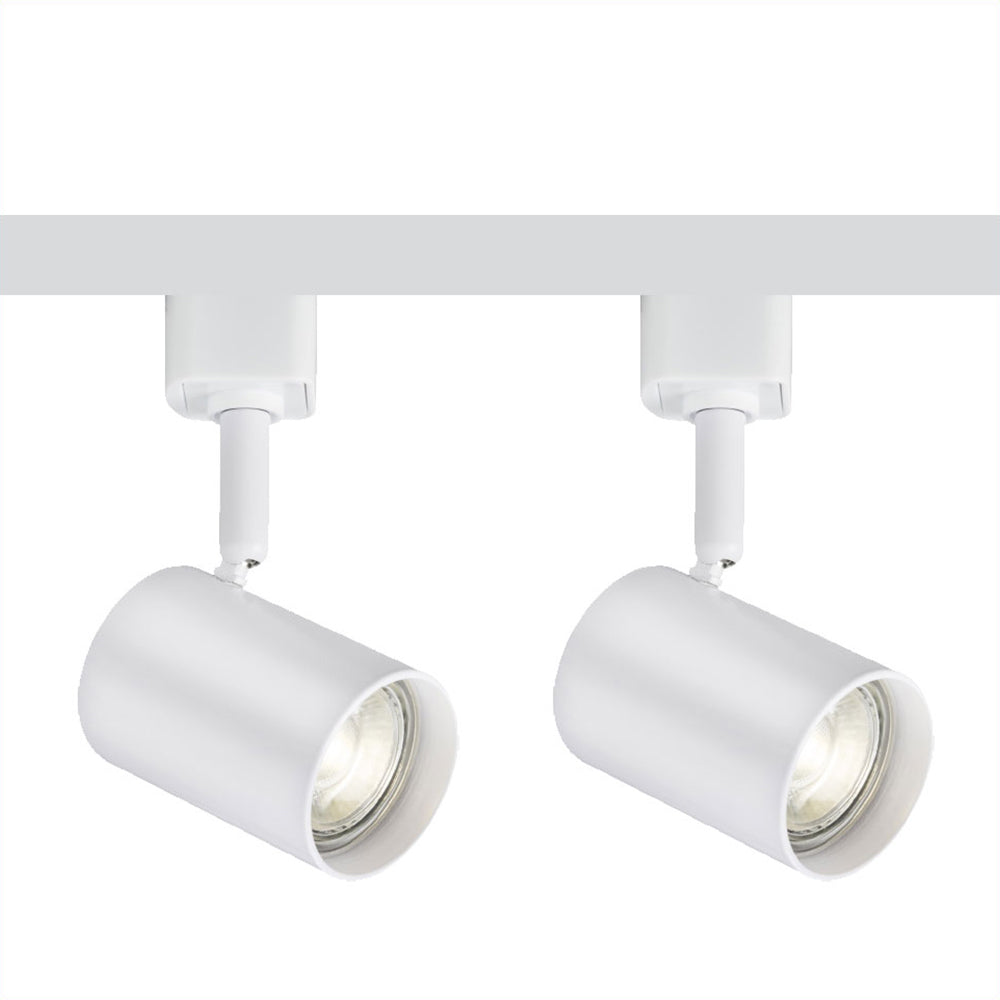 Knightsbridge 1M - 5M 230V GU10 Single Circuit Track Spotlight Fitting TRKSP8ABC