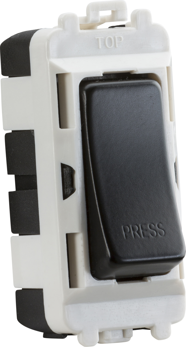 Knightsbridge 20AX 2 Way Retractive Single Pole Module Marked PRESS