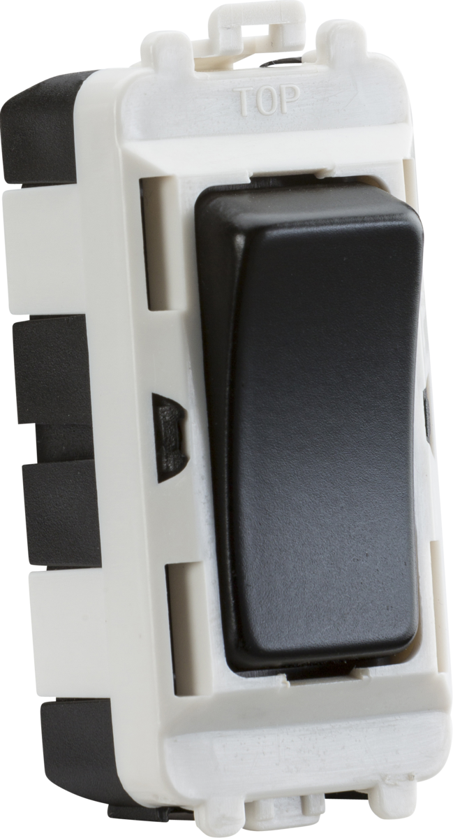 Knightsbridge 20A 2 Way Single Pole Module Centre Off