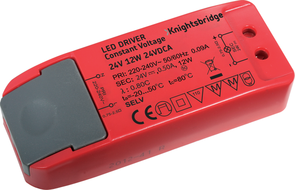 Knightsbridge IP20 24V 12W LED Driver - Constant Voltage