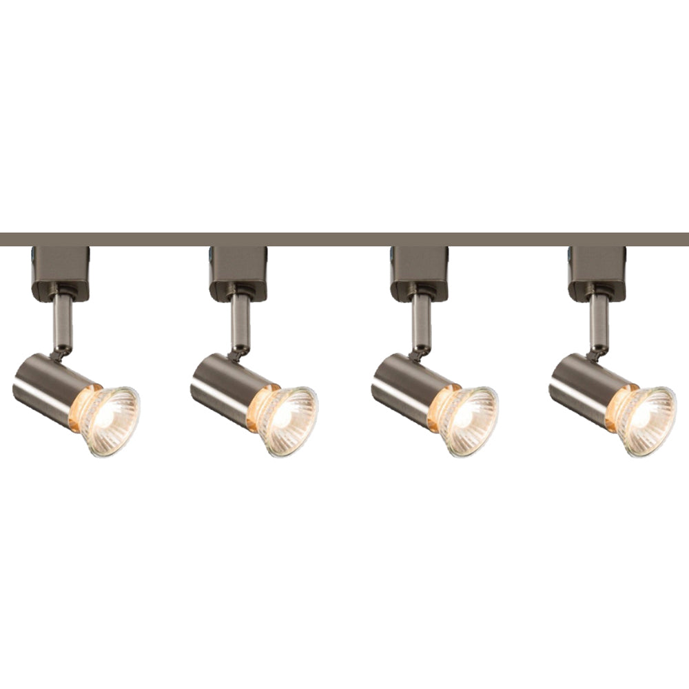 Knightsbridge 1M - 5M 230V GU10 Single Circuit Rail Track Spot Light Fitting TRKSP2ABC