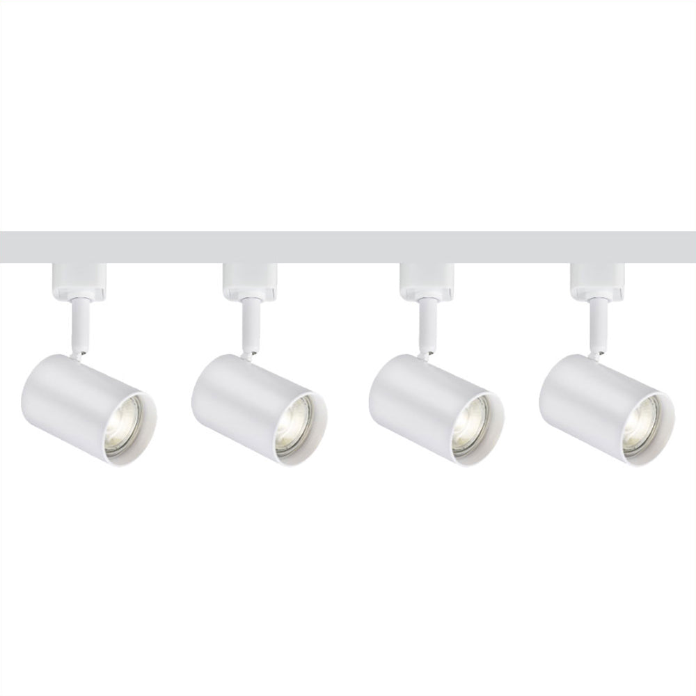 Knightsbridge 1M - 5M 230V GU10 Single Circuit Track Spotlight Fitting TRKSP8ABC