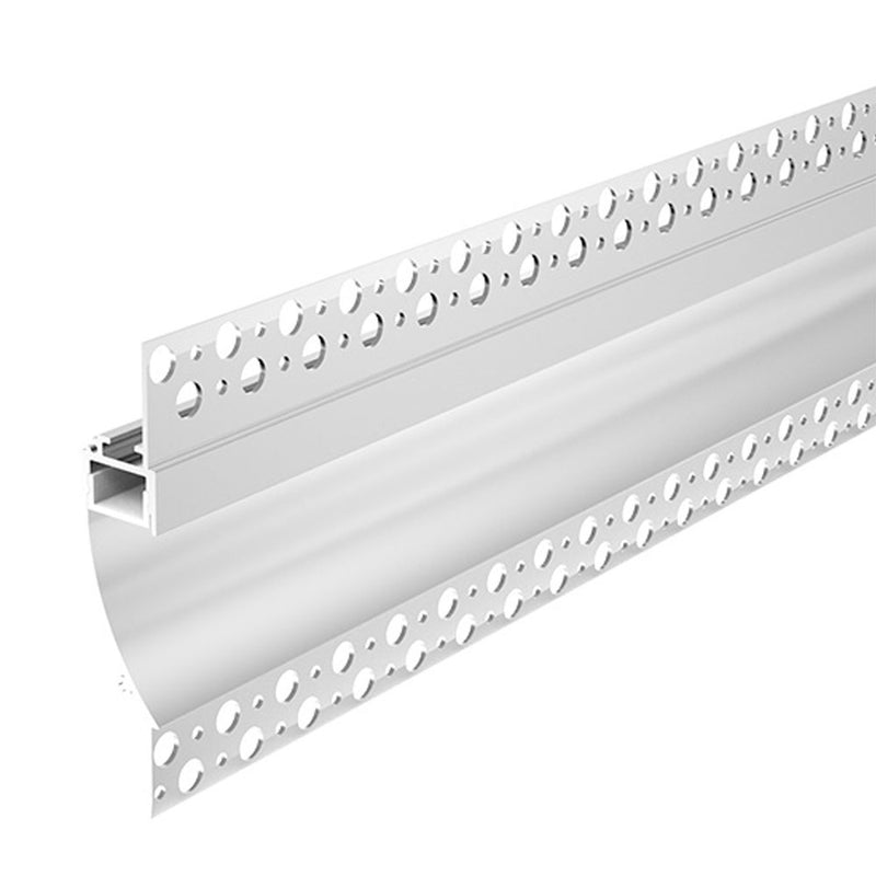 Emco 10x 1.2M Plaster In Cove Indirect Lighting LED Strip Trunking Profile Wall Flange