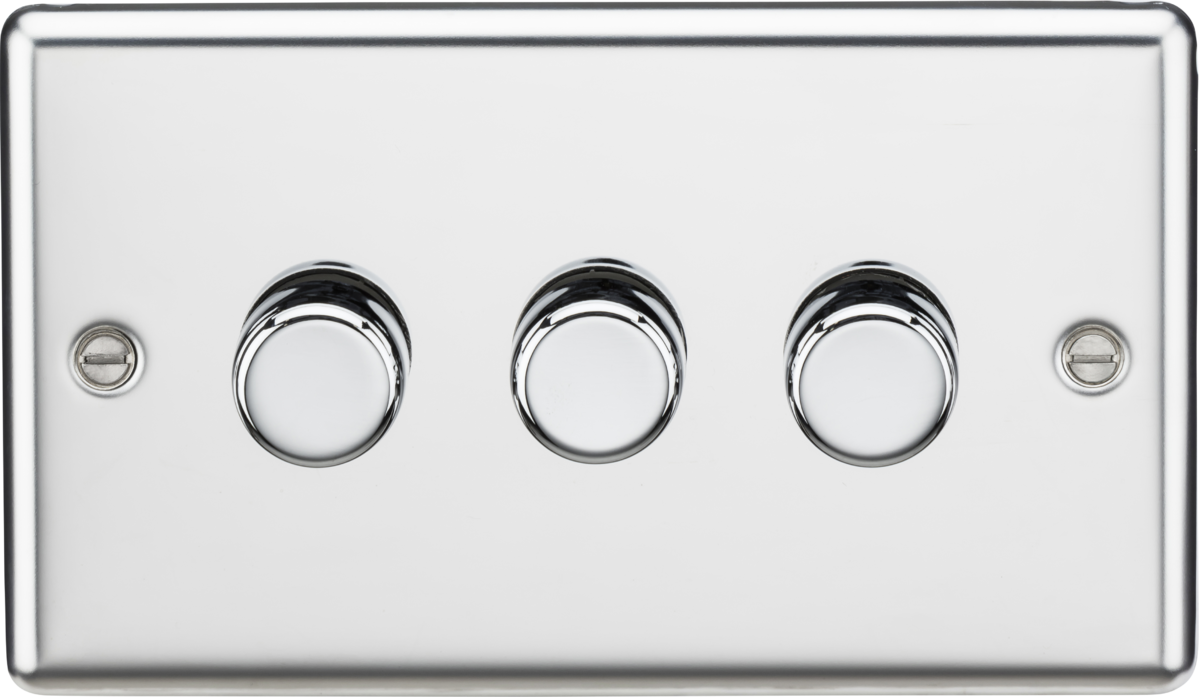 Knightsbridge 2 Way 5 - 150W LED Trailing Edge Dimmer Push On Off