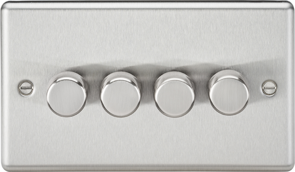 Knightsbridge 2 Way 5 - 150W LED Trailing Edge Dimmer Push On Off