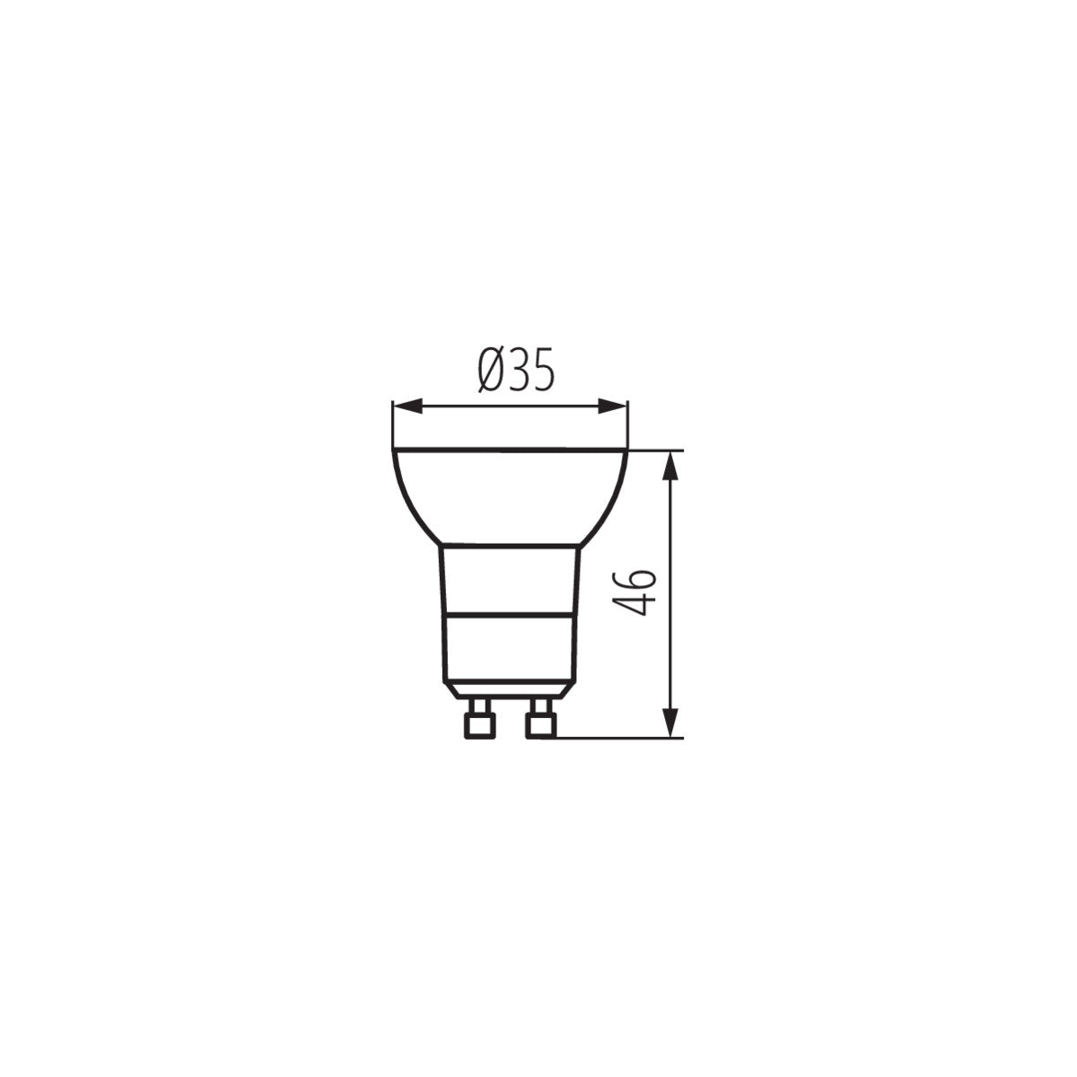 Kanlux LED MR11 Light Bulb Mains GU10