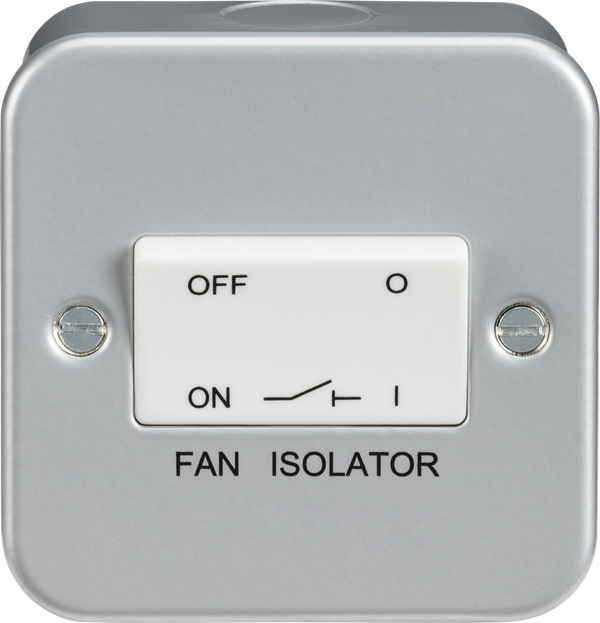 Knightsbridge Metal Clad 10AX Fan Isolator Switch