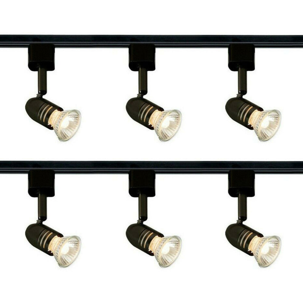 Knightsbridge 1M - 5M 230V GU10 Track Spotlight Single Circuit Rail Lighting