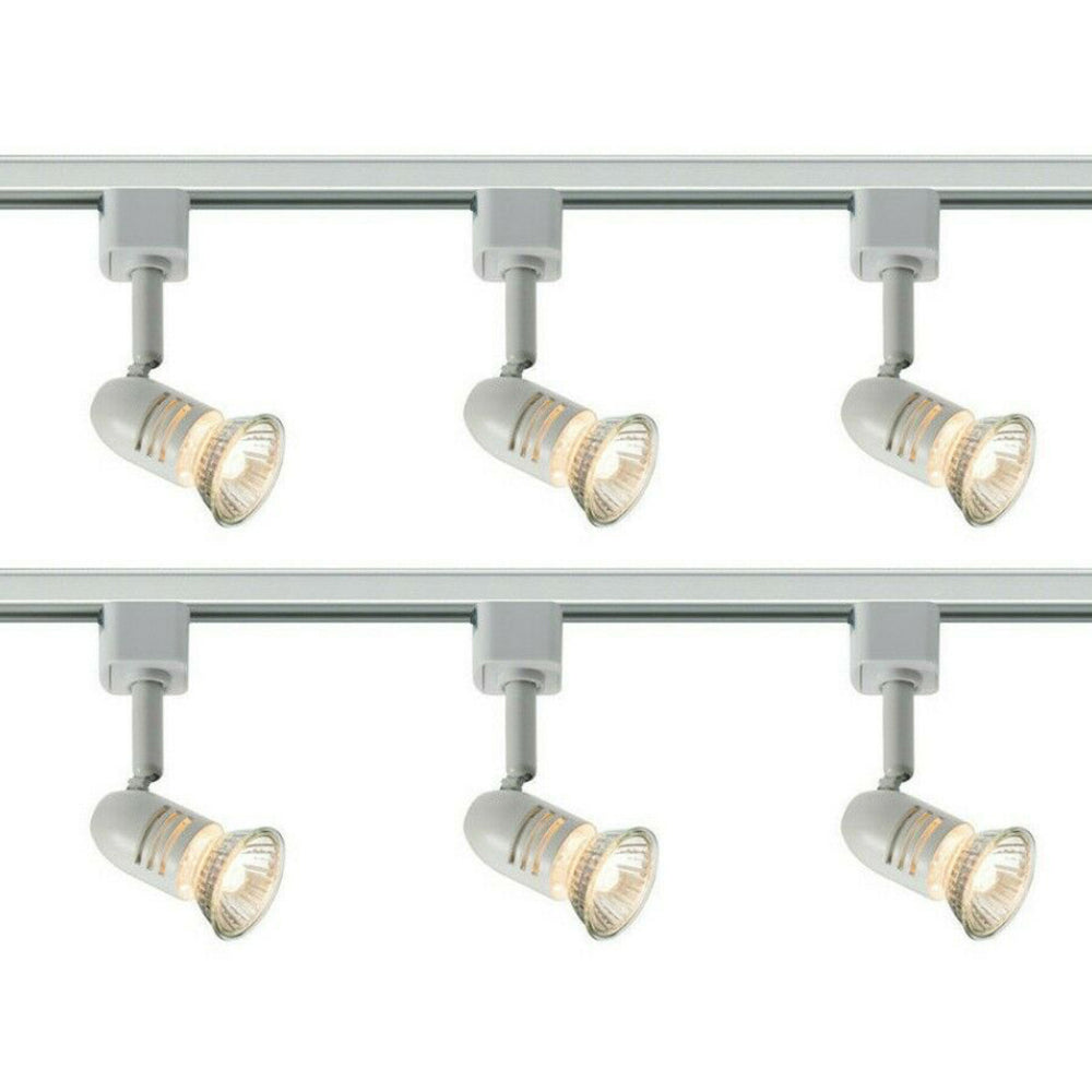 Knightsbridge 1M - 5M 230V GU10 Track Spotlight Single Circuit Rail Lighting