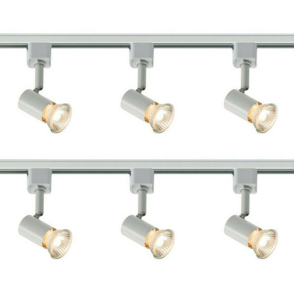 Knightsbridge 1M - 5M 230V GU10 Single Circuit Rail Track Spot Light Fitting TRKSP2ABC