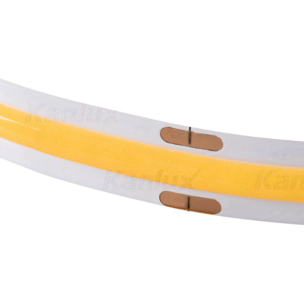 Kanlux 5M LCOB 8W/M 12V IP65 Waterproof Outdoor LED COB Strip Tape Light